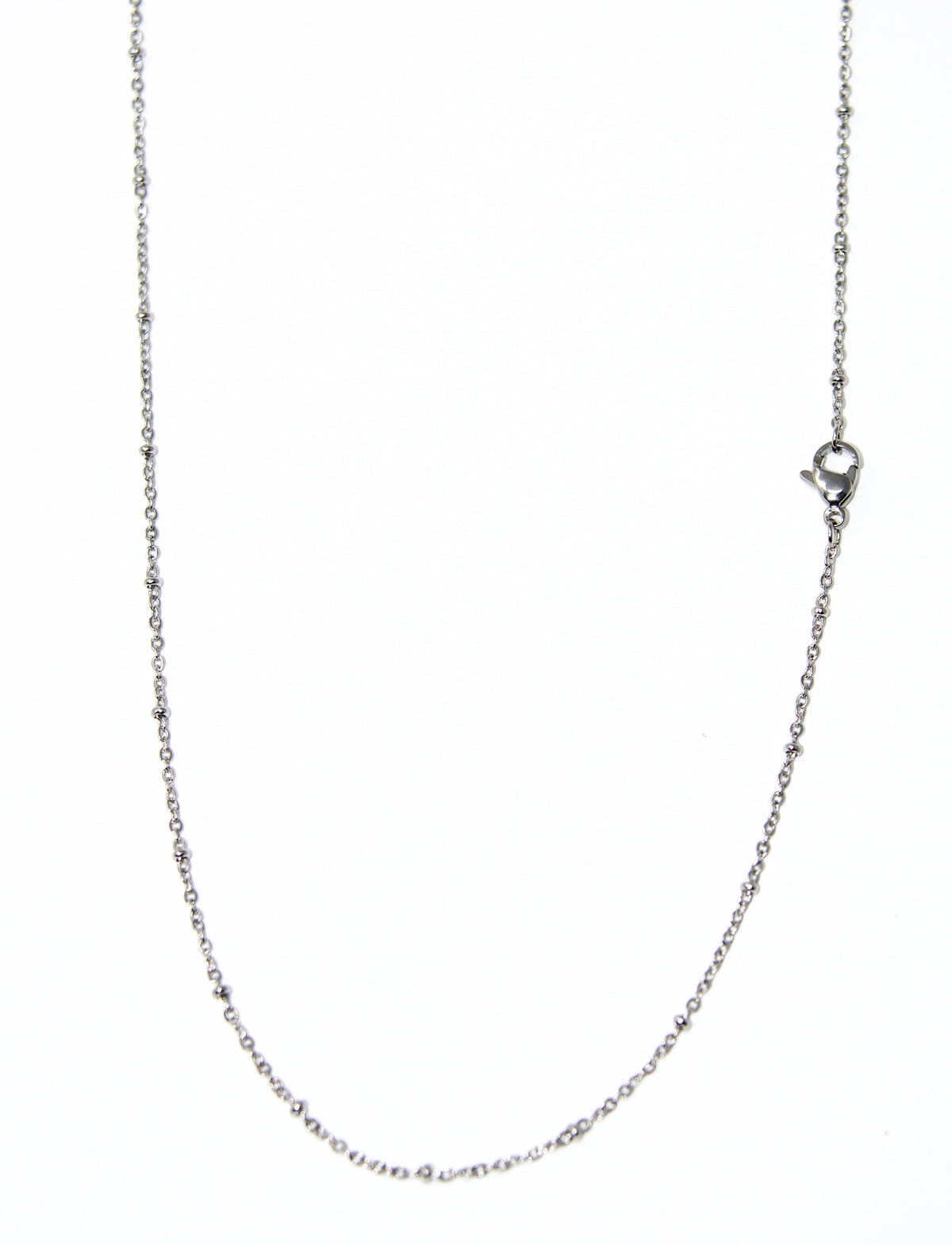 Beaded O Link Stainless Steel Chain 1.5mm