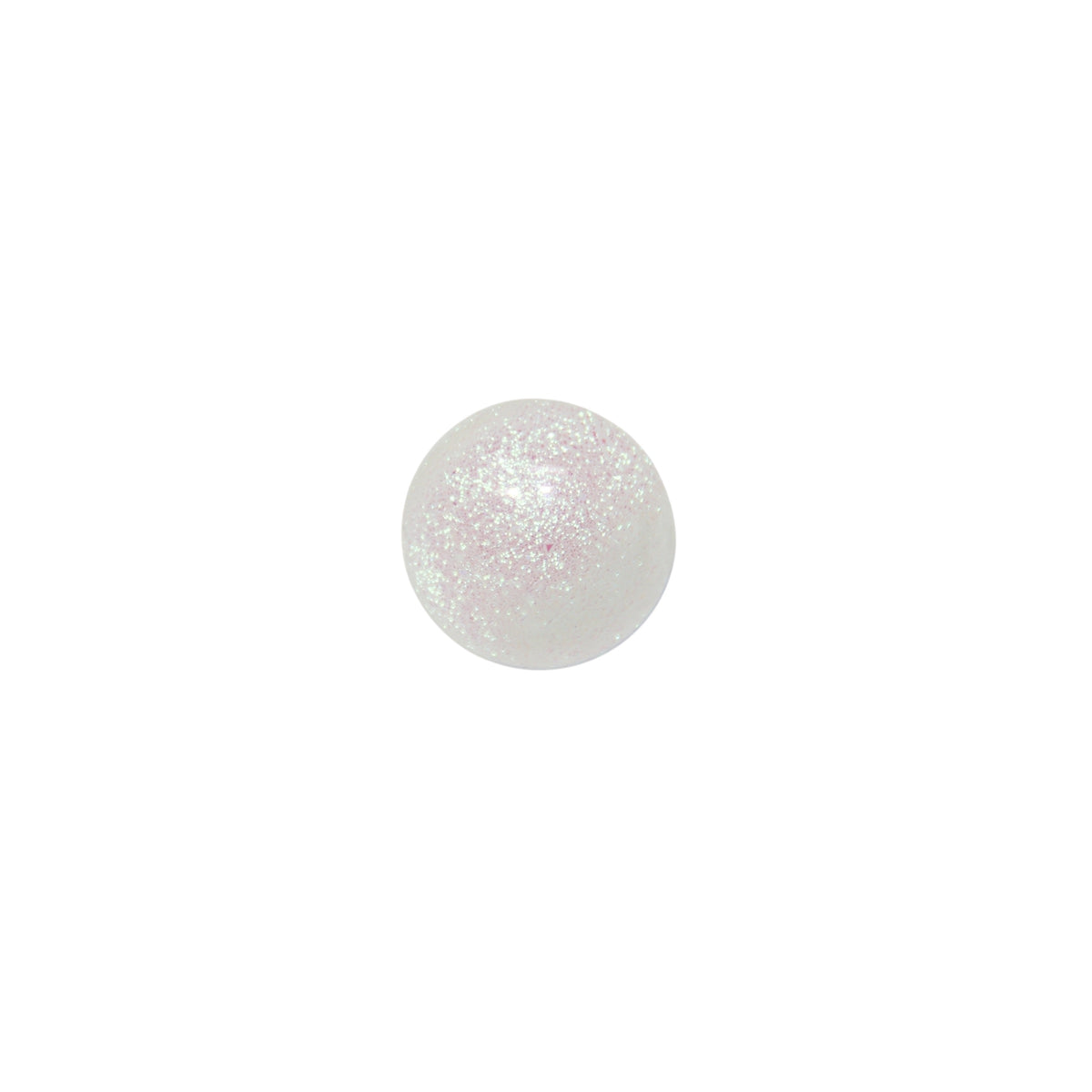 Dichroic Glass White Sizzle Tiny Tude