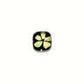 Dichroic Glass Yellow/Green Tiny Tude