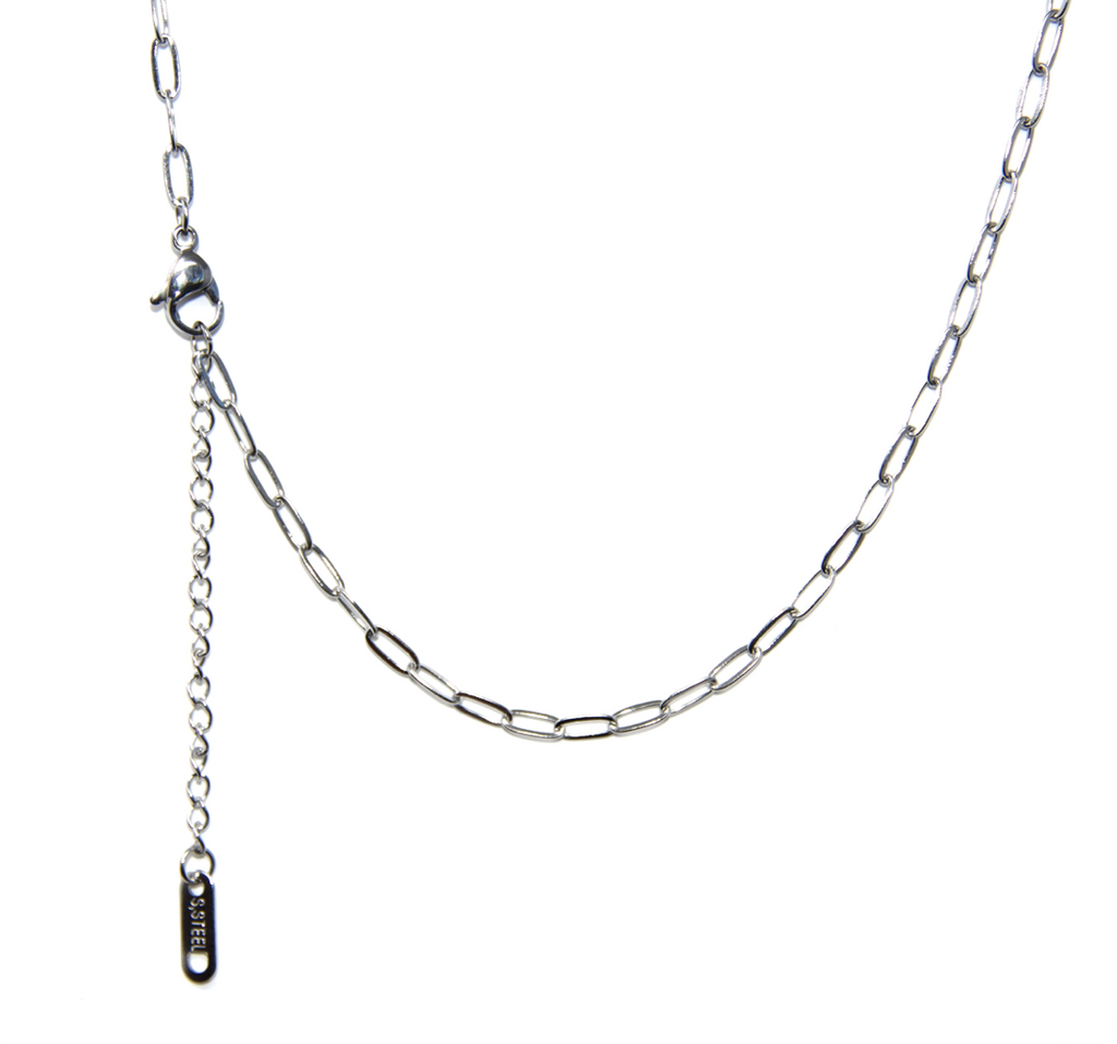 Paperclip Stainless Steel Chain 2.5mm 18-20 inch