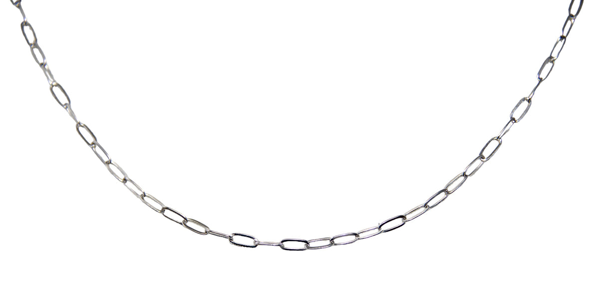 Paperclip Stainless Steel Chain 2.5mm 18-20 inch