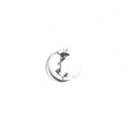 White Howlite Tiny Tude Round
