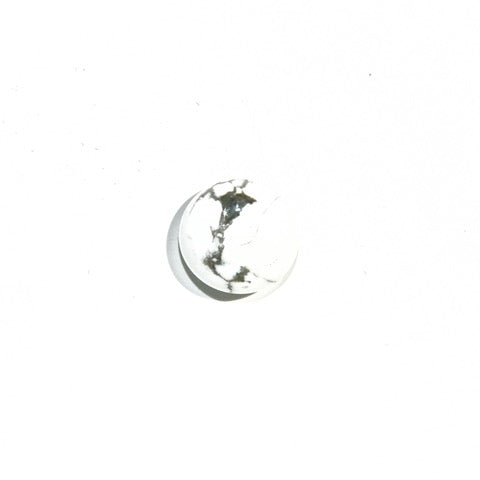 White Howlite Tiny Tude Round