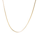 Gold Box Chain Stainless Steel Chain 1.0mm 18-20 inch