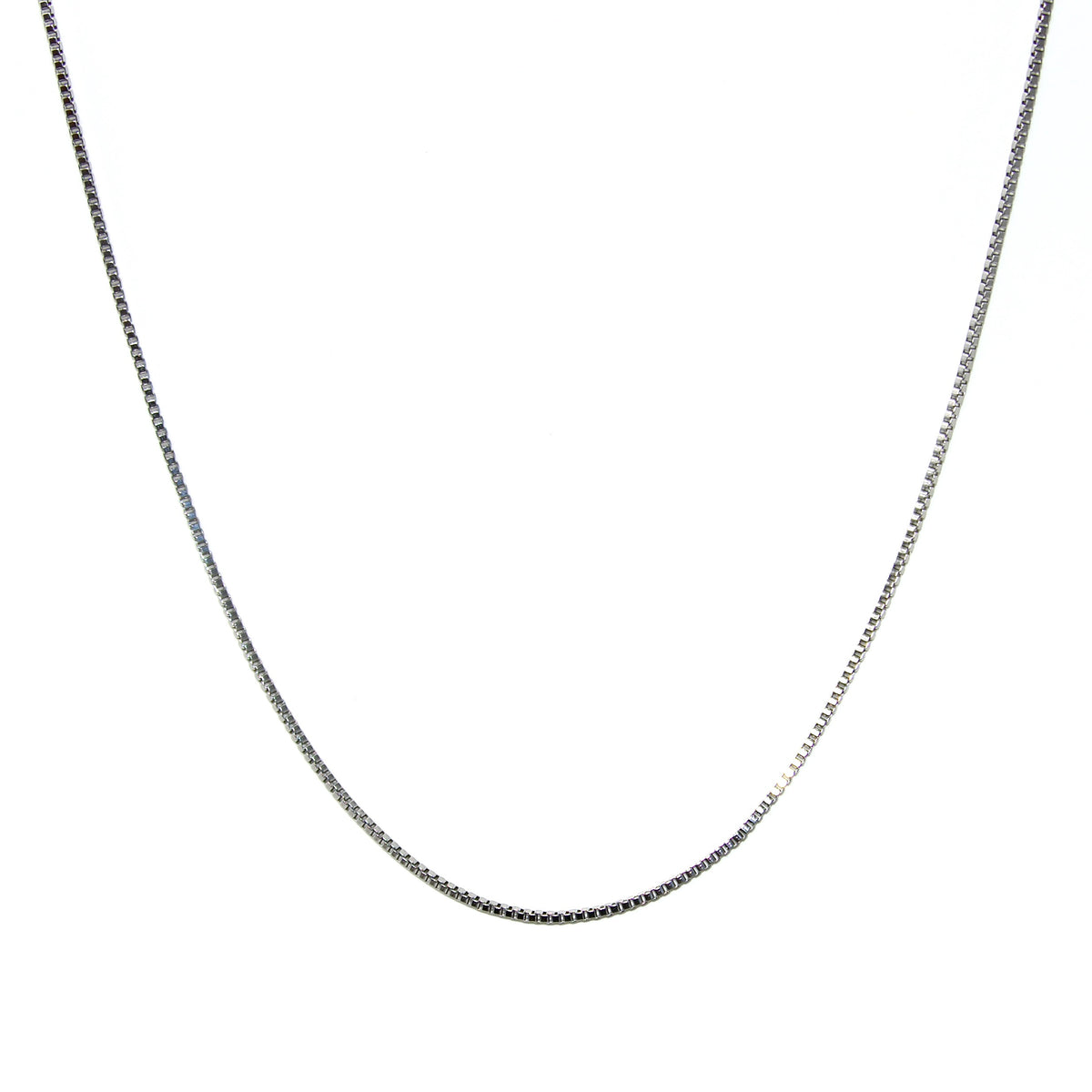 Box Chain Stainless Steel Chain 1.0mm 18-20 inch