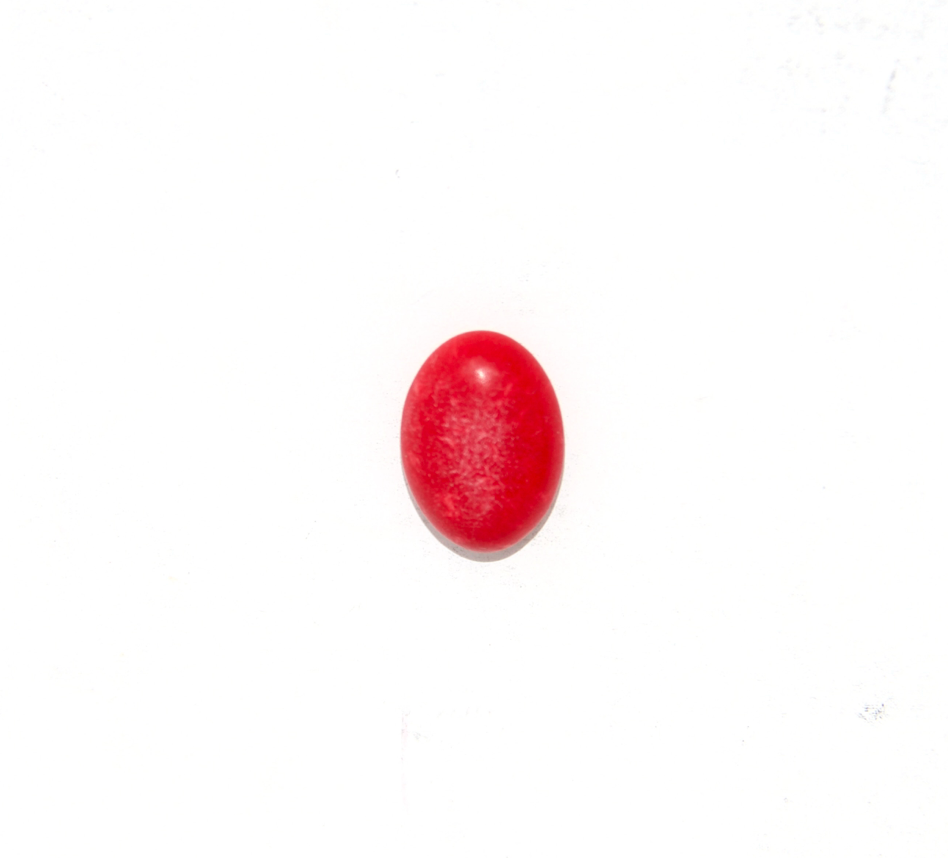 Red Magnesite Natural Stone Tiny Tude Round
