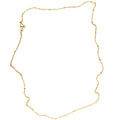 Beaded Gold O Link Stainless Steel Chain 1.5mm