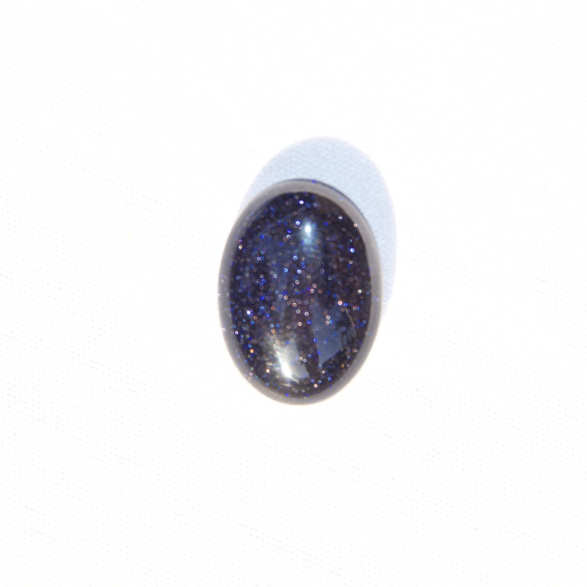 Blue Goldstone natural stone Mega Tude Oval