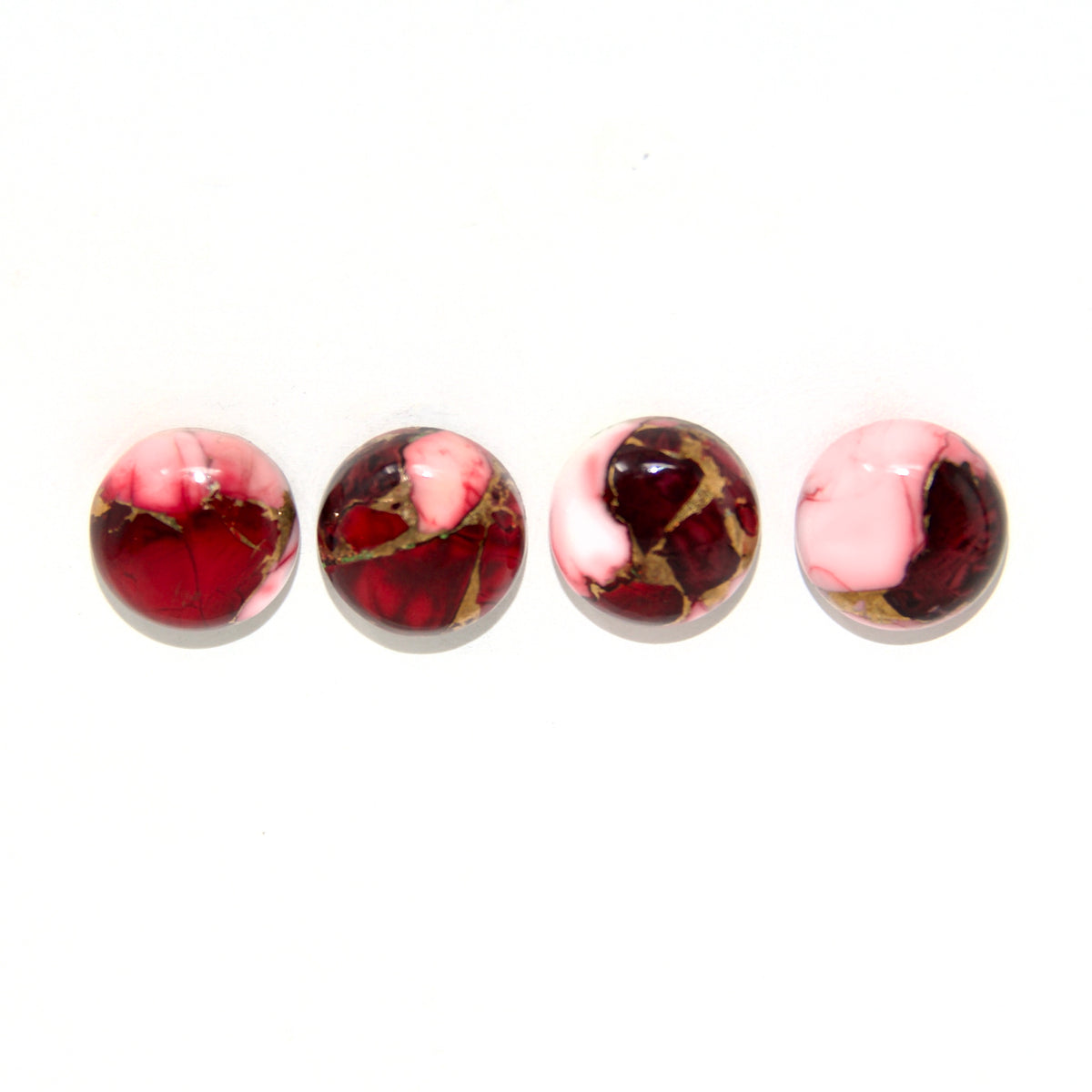 Burgundy Spiny Oyster and Copper Tiny Tude Round