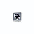 Charm Black Paw