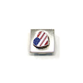 Charm Heart American Flag