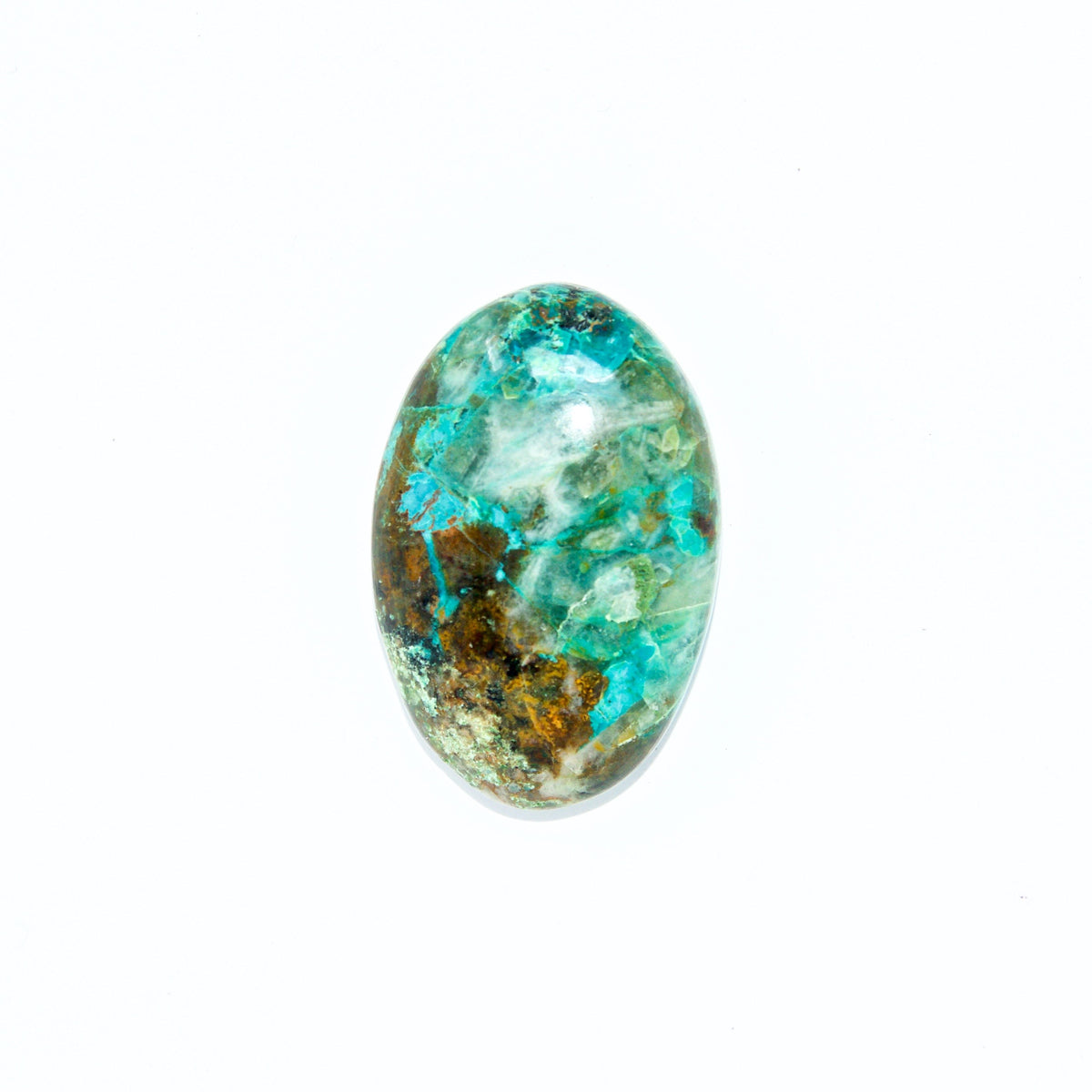 Chrysocolla Natural Stone - Megatude Oval