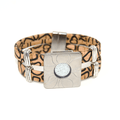 Beige w/Black Defender Bracelet 2 Bands