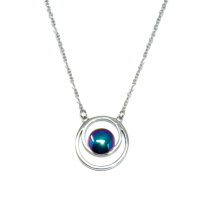 Evolve - Stainless silver necklace