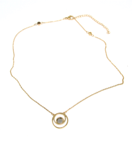 Evolve - Gold stainless necklace