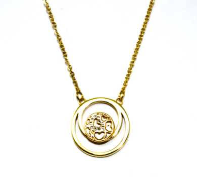 Evolve - Gold stainless necklace
