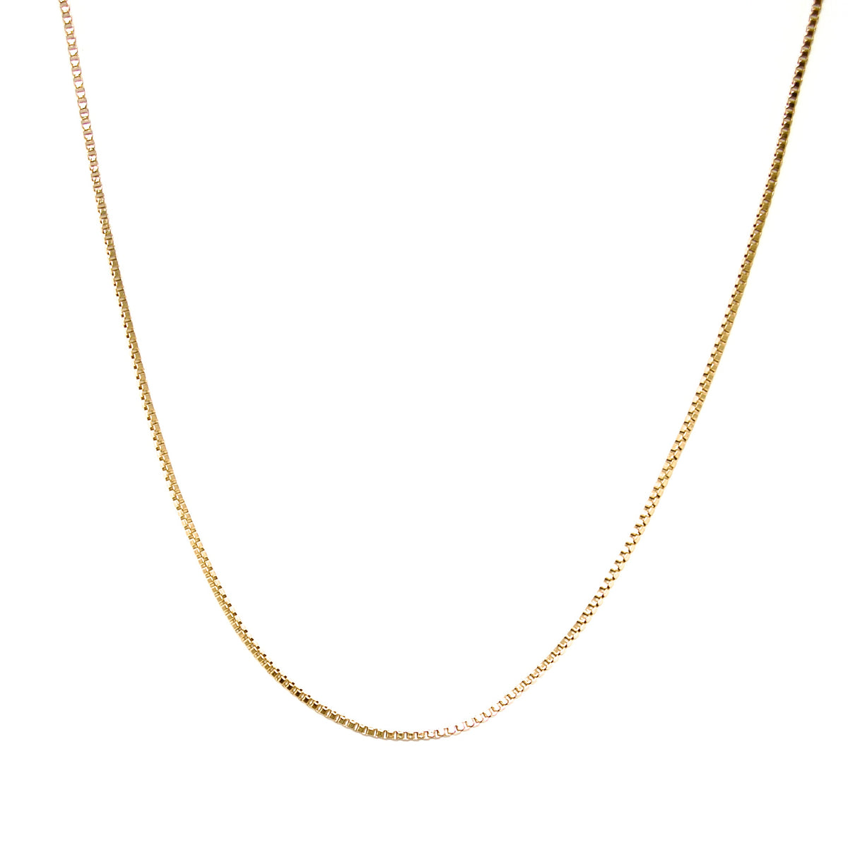 Gold Box Chain Stainless Steel Chain 1.0mm