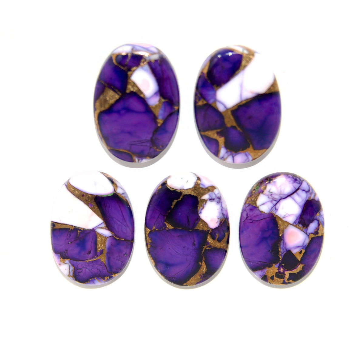 Purple Spiny Oyster and Copper - Oval - Mega Tude